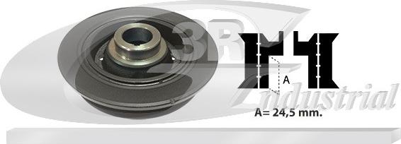 3RG 10402 - Belt Pulley, crankshaft car-mod.net