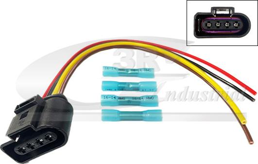3RG 30745 - Cable Repair Set, central electrics car-mod.net