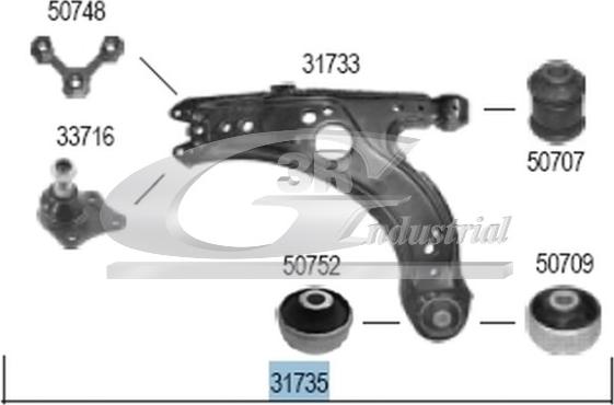 3RG 31735 - Track Control Arm car-mod.net