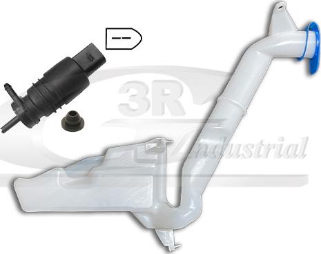 3RG 29707 - Washer Fluid Tank, window cleaning car-mod.net
