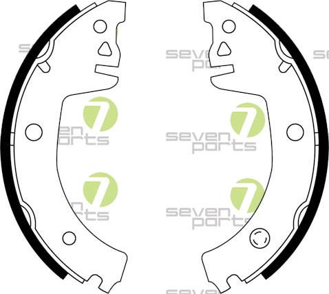 7 SEVEN PARTS SVG10387 - Drum Brake Shoe Set car-mod.net