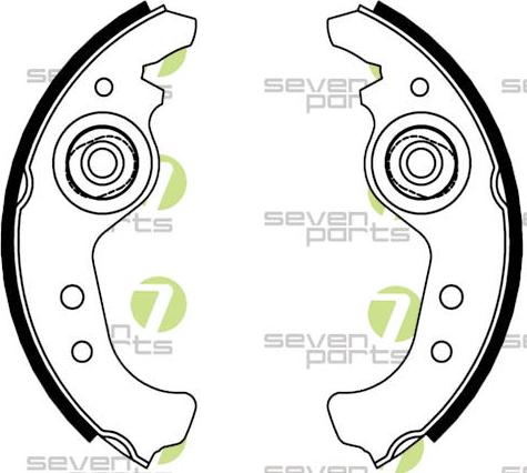 7 SEVEN PARTS SVG10264 - Drum Brake Shoe Set car-mod.net