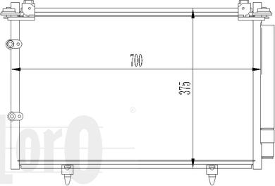ABAKUS 051-016-0024 - Condenser, air conditioning car-mod.net