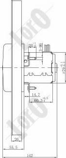 ABAKUS 053-014-0010 - Fan, radiator car-mod.net