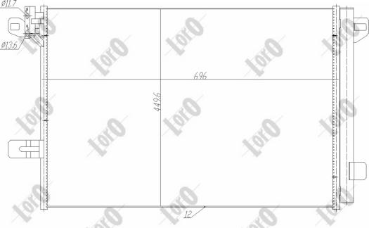 ABAKUS 053-016-0037 - Condenser, air conditioning car-mod.net