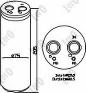 ABAKUS 053-021-0003 - Dryer, air conditioning car-mod.net