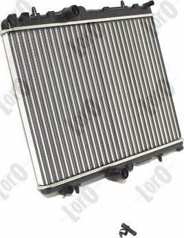 ABAKUS 009-017-0011 - Radiator, engine cooling car-mod.net
