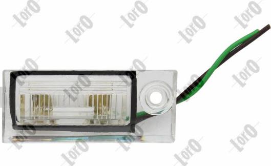 ABAKUS 00306901 - Licence Plate Light car-mod.net