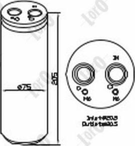 ABAKUS 003-021-0005 - Dryer, air conditioning car-mod.net