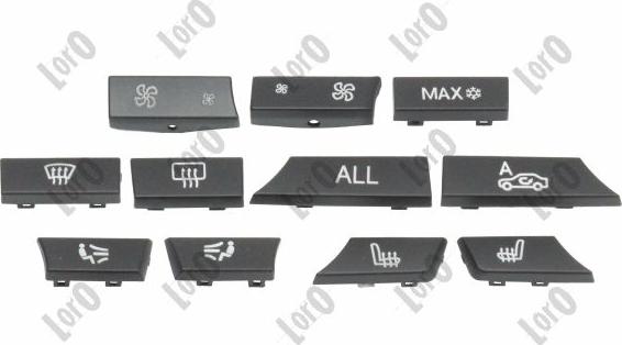 ABAKUS 13599021 - Control Element, heating / ventilation car-mod.net