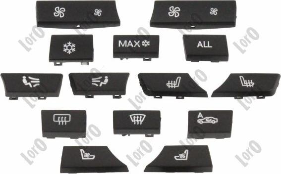 ABAKUS 13599022 - Control Element, heating / ventilation car-mod.net