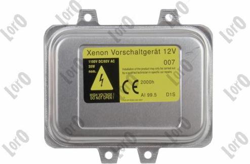ABAKUS 136-01-007 - Ballast, gas discharge lamp car-mod.net