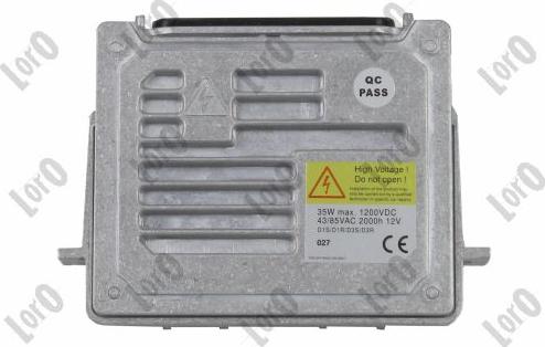 ABAKUS 136-01-027 - Ballast, gas discharge lamp car-mod.net