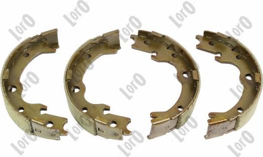 ABAKUS 231-05-058 - Brake Shoe Set, parking brake car-mod.net
