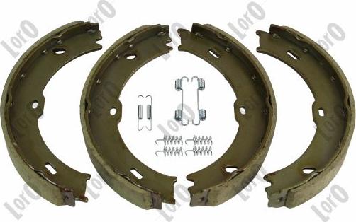 ABAKUS 231-05-009 - Brake Shoe Set, parking brake car-mod.net