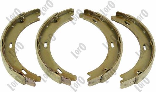 ABAKUS 231-05-006 - Brake Shoe Set, parking brake car-mod.net