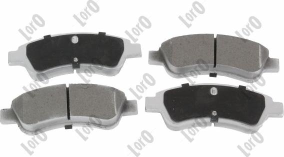 ABAKUS 231-01-008 - Brake Pad Set, disc brake car-mod.net