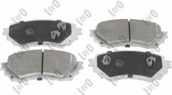 ABAKUS 231-01-185 - Brake Pad Set, disc brake car-mod.net