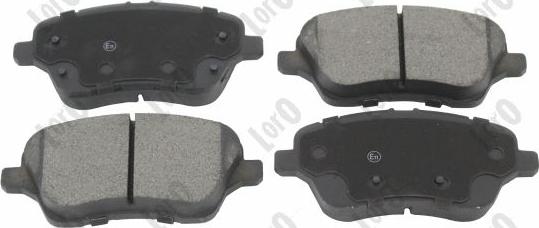 ABAKUS 231-01-186 - Brake Pad Set, disc brake car-mod.net