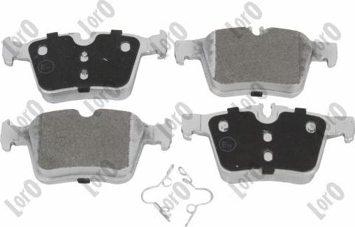 ABAKUS 231-01-187 - Brake Pad Set, disc brake car-mod.net