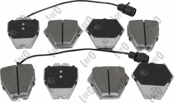 ABAKUS 231-01-245 - Brake Pad Set, disc brake car-mod.net