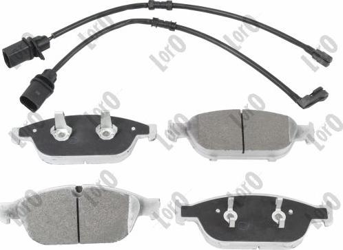 ABAKUS 231-01-261 - Brake Pad Set, disc brake car-mod.net