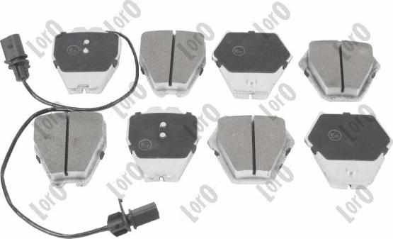 ABAKUS 231-01-206 - Brake Pad Set, disc brake car-mod.net