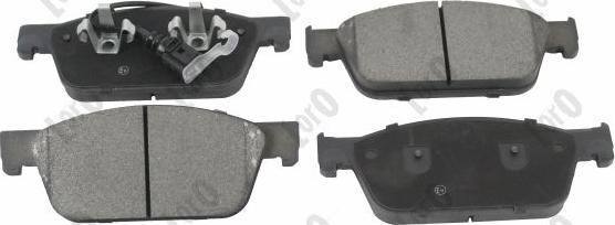 ABAKUS 231-01-208 - Brake Pad Set, disc brake car-mod.net
