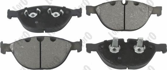 ABAKUS 231-01-284 - Brake Pad Set, disc brake car-mod.net
