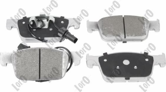 ABAKUS 231-01-286 - Brake Pad Set, disc brake car-mod.net