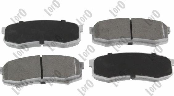 ABAKUS 231-02-049 - Brake Pad Set, disc brake car-mod.net