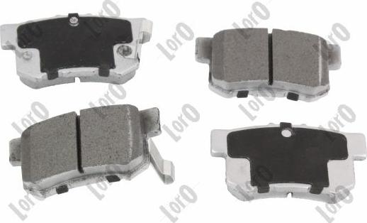 ABAKUS 231-02-044 - Brake Pad Set, disc brake car-mod.net