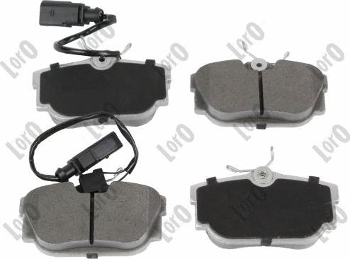 ABAKUS 231-02-053 - Brake Pad Set, disc brake car-mod.net