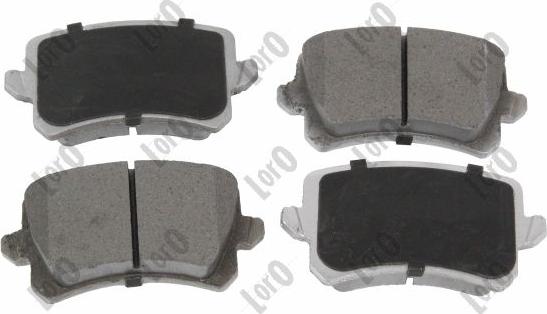 ABAKUS 231-02-006 - Brake Pad Set, disc brake car-mod.net