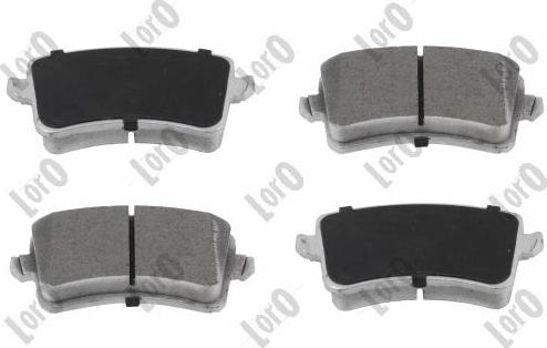 ABAKUS 231-02-019 - Brake Pad Set, disc brake car-mod.net