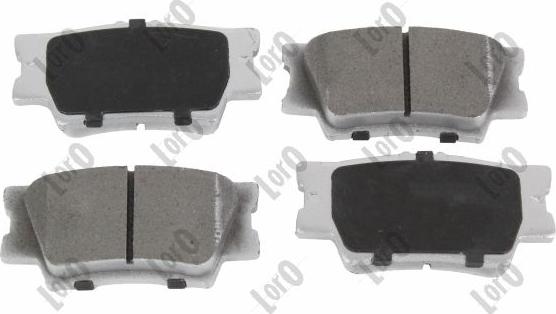 ABAKUS 231-02-039 - Brake Pad Set, disc brake car-mod.net