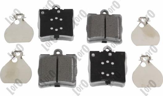 ABAKUS 231-02-025 - Brake Pad Set, disc brake car-mod.net