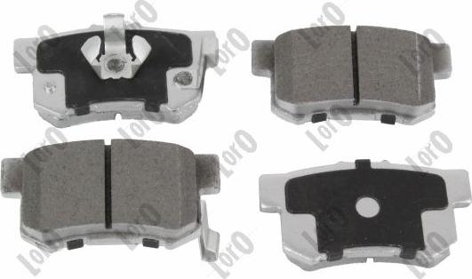ABAKUS 231-02-074 - Brake Pad Set, disc brake car-mod.net