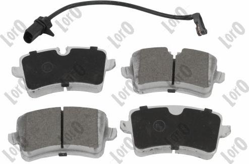 ABAKUS 231-02-075 - Brake Pad Set, disc brake car-mod.net