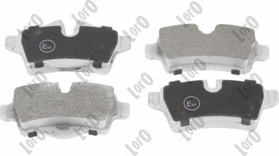 ABAKUS 231-02-108 - Brake Pad Set, disc brake car-mod.net