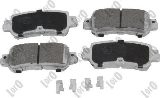 ABAKUS 231-02-133 - Brake Pad Set, disc brake car-mod.net