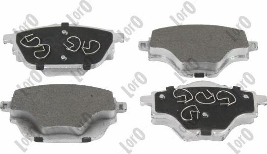 ABAKUS 231-02-128 - Brake Pad Set, disc brake car-mod.net