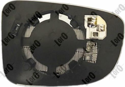 ABAKUS 2323G01 - Mirror Glass, outside mirror car-mod.net