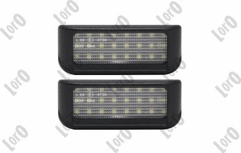 ABAKUS L38-210-0006LED - Licence Plate Light car-mod.net