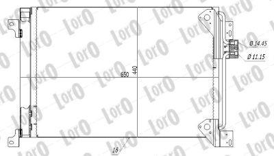 ABAKUS T16-01-001 - Condenser, air conditioning car-mod.net