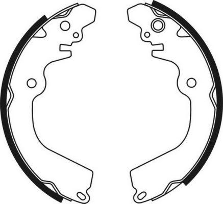 ABE C05050ABE - Drum Brake Shoe Set car-mod.net