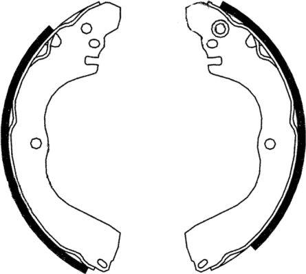 ABE C05064ABE - Drum Brake Shoe Set car-mod.net