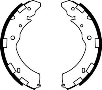 ABE C05060ABE - Drum Brake Shoe Set car-mod.net