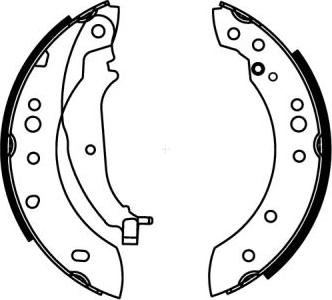 ABE C05063ABE - Drum Brake Shoe Set car-mod.net