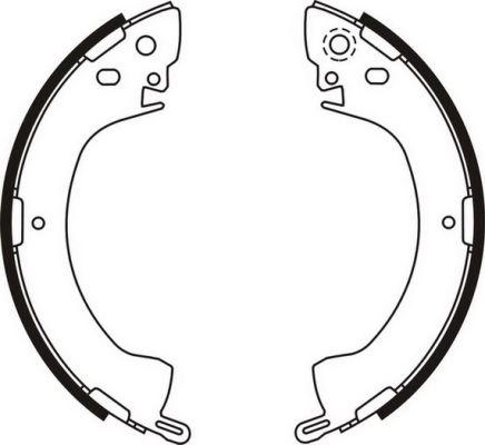 ABE C05001ABE - Drum Brake Shoe Set car-mod.net